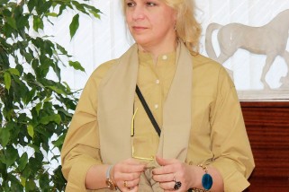 Член Санкт-Петербургского Союза художников России Марина Быкова.