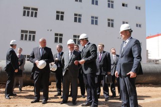 Светлогорск посетил премьер-министр Беларуси Андрей Кобяков