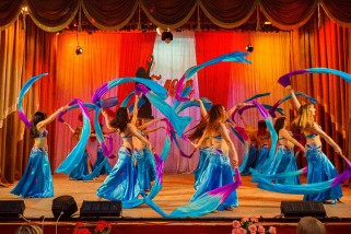 Светлогорские танцовщицы на Фестивале восточного танца «Пахлава»