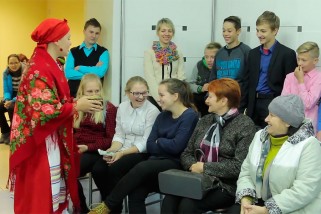 Участники театра «Спадчына» организовали спектакль на Покров