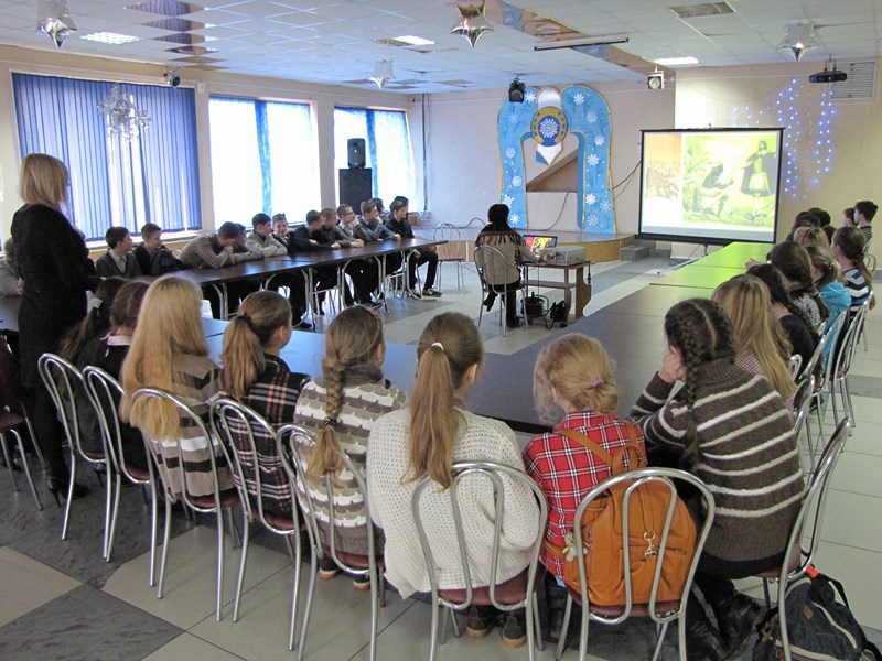Классный час в форме «круглого стола» с учениками СШ№5