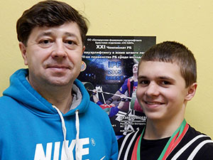 Константин Шабуневич и тренер Сергей Янов